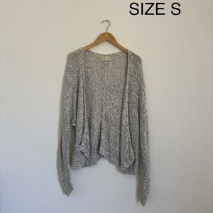 Hollister Gray Open Front Cardigan